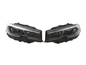 Передні фари ( Laser ) апгрейд з LED на BMW 3 Series G20 / G21 2018-2022 року
