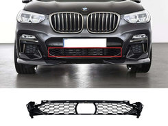 Решетки в бампер средняя (под радар) M-Paket на BMW X3 G01 2018-2022 года