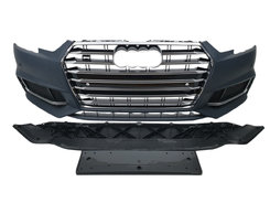 Передній бампер ( в стилі S4 ) на AUDI A4 B9 2015-2019 року