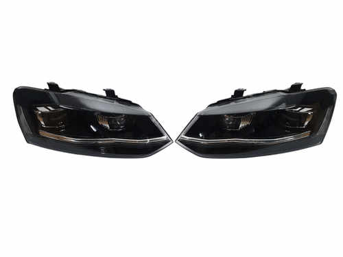Передні фари (Full Led) на Volkswagen Polo 2009-2017 року