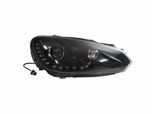 Передні фари (Xenon GTI) Black на Volkswagen Golf VI 2008-2012 року