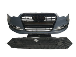 Передній бампер (S-Line) V1 на AUDI A6 C7 2011-2014 року