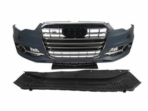 Передній бампер (S-Line) V2 на AUDI A6 C7 2011-2014 року