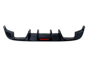 Дифузор (заднього бампера) (00-00) + лід ліхтар на Volkswagen Golf VII 2017-2020 року