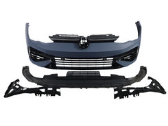 Передний бампер (стиль Golf 8 R) на Volkswagen Golf VIII 2020-2024 года