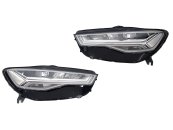 Передние фары ( Full Led LCI ) замена к рестайлингу V2 на Audi A6 C7 2011-2014 года