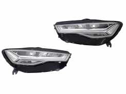 Передні фари (Full Led LCI) заміна до рестайлінгу V2 на Audi A6 C7 2011-2014 року