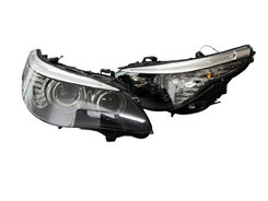 Передние фары Bi-Xenon на BMW 5 Series E60/E61 2003-2010 года