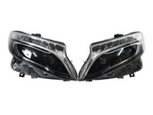 Передні фари ( Led стиль V-Class заміна галогену ) на Mercedes-Benz VITO-Class W447 2014-2019 року