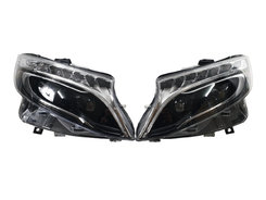 Передні фари ( Led стиль V-Class заміна галогену ) на Mercedes-Benz VITO-Class W447 2014-2019 року