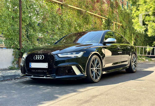 Передній бампер ( в стилі RS6 ) на AUDI A6 C7 2014-2018 року