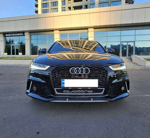 Передній бампер ( в стилі RS6 ) на AUDI A6 C7 2014-2018 року