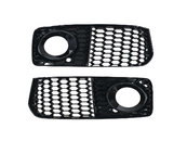 Решітка в бампер Full Black (стиль RS під туманки) S-Line на AUDI A5 8T 2007-2011 року