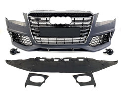 Передній бампер ( в стилі W12 V1 ) на AUDI A8 D4 2010-2014 року