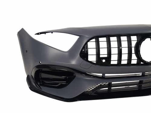 Передній бампер (стиль AMG45) на Mercedes-Benz A-Class W177 2018-2022.