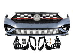 Передний бампер (стиль GLI) V1 на Volkswagen Jetta 2018-2021 года