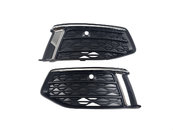 Решітка в бампер Chrome Black на AUDI A6 C8 2018-2023 року