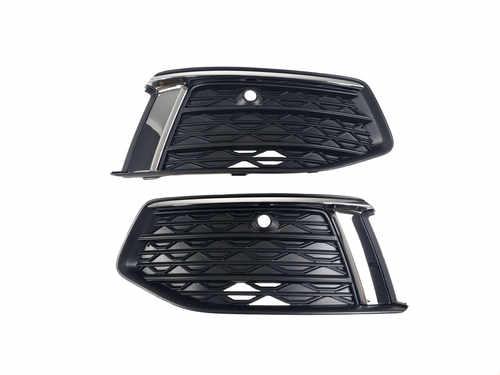 Решітка в бампер Chrome Black на AUDI A6 C8 2018-2023 року