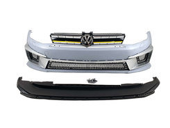 Передній бампер (стиль R400) на Volkswagen Golf VII 2012-2017 року