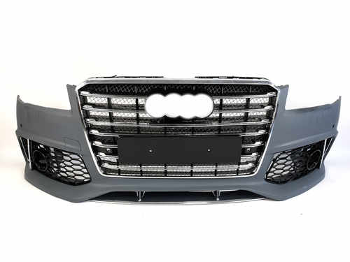 Передній бампер (стиль W12) CB на AUDI A8 D4 2014-2017 року