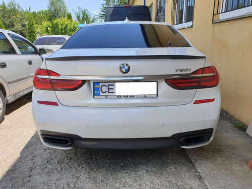Спойлер Чорний глянець на BMW 7 Series G11/G12 2015-2019 року