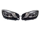 Передні фари (Multibeam) без блоків на Mercedes-Benz S-Class W222 2017-2020 року