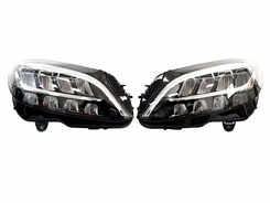Передні фари Led High Performance (оригінал комплектні) на Mercedes-Benz C-Class W205 2018-2021 року