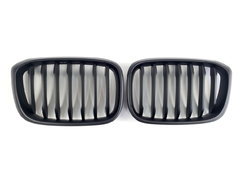 Решетка Черный мат (1 Bar) на BMW X3 G01 2018-2022 года