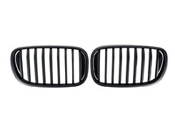 Решетка Черный мат (1 Bar) на BMW 7 Series G11/G12 2015-2019 года