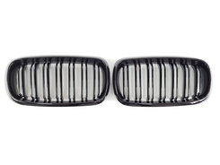 Решетка Черный глянец (Двойные M-Look) Китай на BMW X5 F15 2013-2018 года