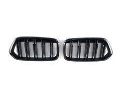 Решетка Черный глянец (Двойные M-Look) на BMW X2 F39 2018-2022 года
