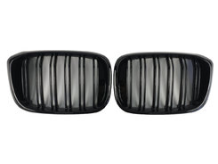 Решетка Черный глянец (Двойные M-Look) Китай на BMW X3 G01 2018-2022 года