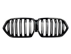 Ніздрі Чорний глянець (Подвійні M-Look) на BMW X6 G06 2019-2022 року