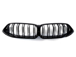 Решетка Черный глянец (Двойные M-Look) на BMW 8 Series G14/G15/G16 2018-2023 года