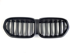 Решетка Черный мат (Двойные M-Look) на BMW X1 F48 2019-2022 года