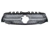 Грати радіатора Silver (без місця під камеру) Diamond на Mercedes-Benz A-Class W177 2018-2022 року