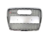 Решітка радіатора Silver Chrome ( в стилі RS6 ) без PDC на AUDI A6 C6 2004-2011 року