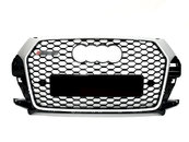 Решітка радіатора Silver Black ( в стилі RSQ3 ) на AUDI Q3 8U 2014-2018 року