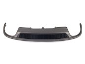 Дифузор (заднього бампера) Silver (в стилі S4 00-00) на AUDI A4 B8 2007-2011 року