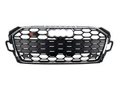 Решітка радіатора Chrome Black (Matte) (в стилі S5) на AUDI A5 B9 2020-2023 року