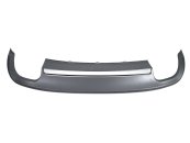 Дифузор (заднього бампера) Silver (в стилі S5 00-00) 4D на AUDI A5 8T 2011-2016 року