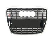 Решітка радіатора Black Silver ( в стилі S6 ) на AUDI A6 C6 2004-2011 року