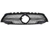 Грати радіатора Black (з місцем під камеру) Diamond на Mercedes-Benz A-Class W177 2018-2022 року