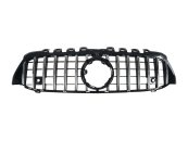 Решетка радиатора Chrome Black ( с прочностью под камеру ) GT на Mercedes-Benz A-Class W177 2018-2022 года