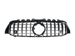 Решітка радіатора Chrome Black (з міцністю під камеру) GT на Mercedes-Benz A-Class W177 2018-2022 року