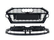 Решітка радіатора Full Black ( стилі RS4 ) на AUDI A4 B9 2019-2023 року