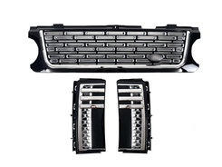 Решетка радиатора + жабры на Land Rover Range Rover Vogue L322 2005-2010 года