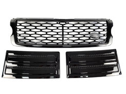 Решетка радиатора + жабры на Land Rover Range Rover Vogue L405 2013-2017 года