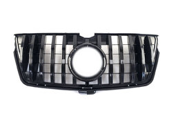 Решетка радиатора Full Black 3 Line GT на Mercedes-Benz GL-Class X164 2009-2012 года
