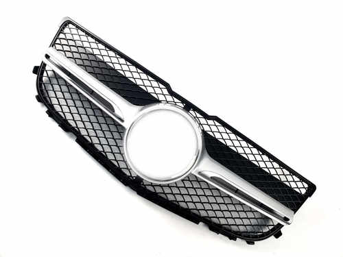 Решітка радіатора Silver AMG на Mercedes-Benz GLK-Class X204 2012-2015 року